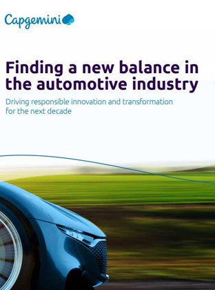 Capgemini new balance in the automotive industry