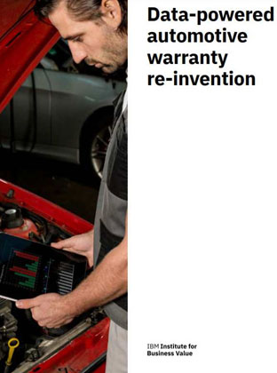 Data powered automotive warranty re invention