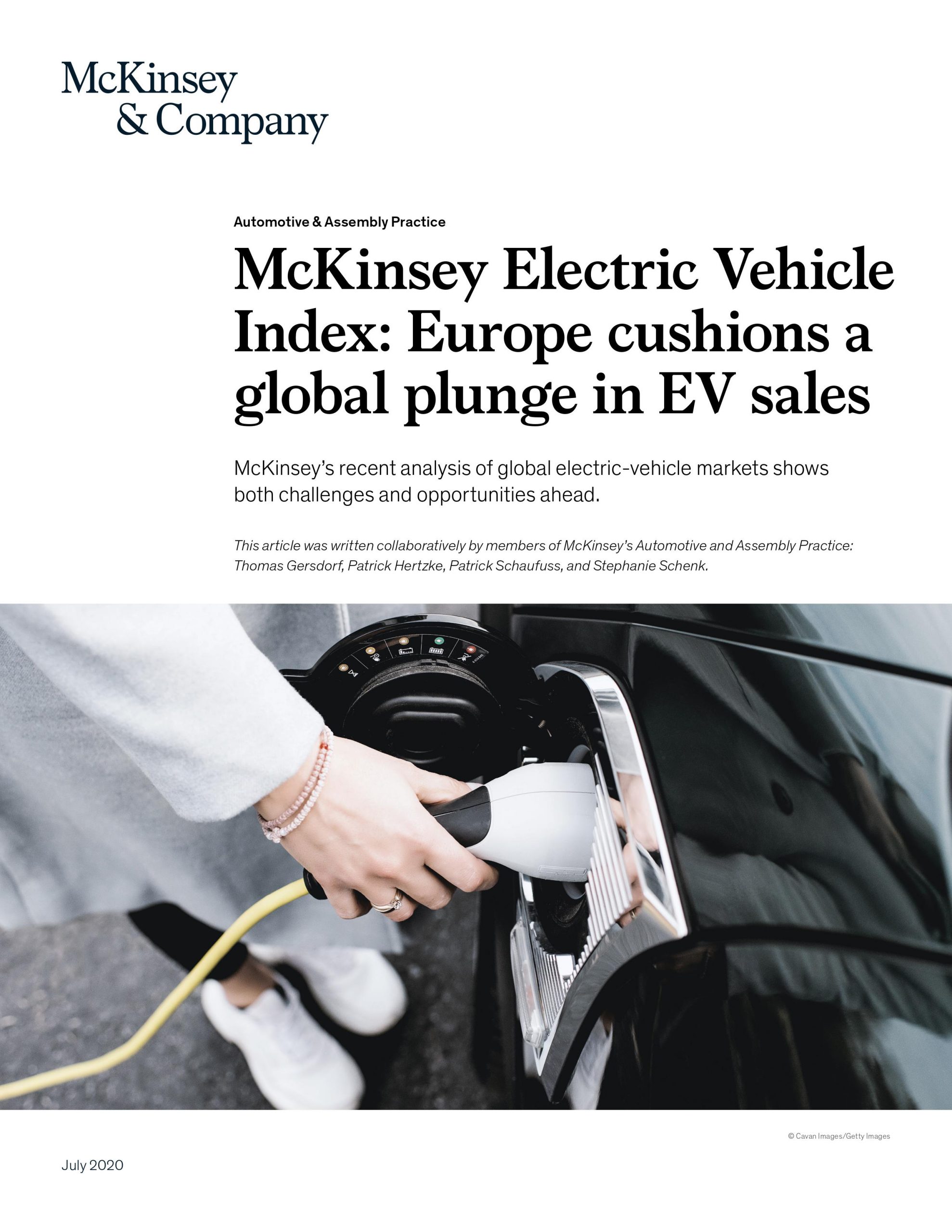 McKinsey Electric Vehicle Index